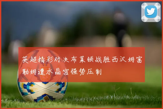 英超精彩对决布莱顿战胜西汉姆富勒姆遭水晶宫强势压制
